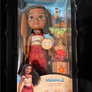 Disney Moana Singing Doll with HeiHei - Red and White Outfit